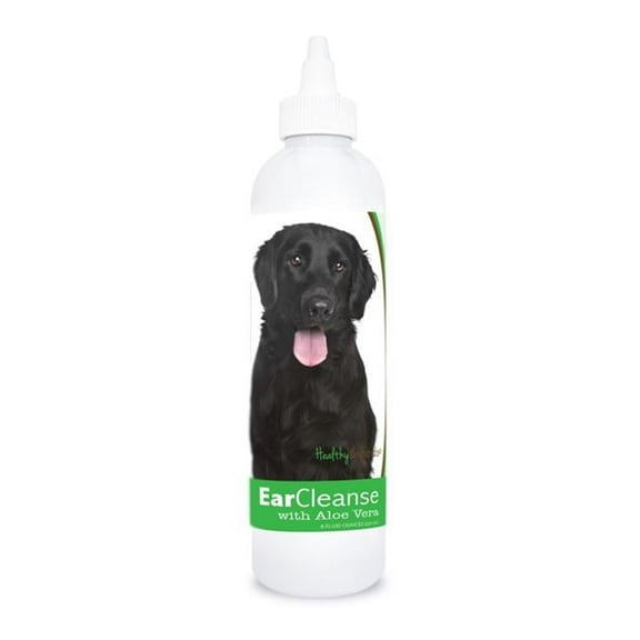 Healthy Breeds 840235106920 8 oz Flat Coated Retriever Ear Cleanse with Aloe Vera Cucumber Melon