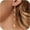 Tear earrings, variant on Dangle Threader Earrings for Women: Dainty 14k Gold Plated Drop Long Chain Earrings Trendy Hypoallergenic Non Tarnish Elegant Cubic Zirconia Earring for Womens Fashion Jewelry for Wedding Prom[z4052]