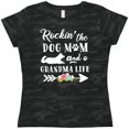 thumbnail image 3 of Inktastic Rockin' the Dog Mom and Grandma Life Women's T-Shirt, 3 of 5