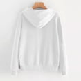 thumbnail image 3 of Feancey Christmas Hoodies for Women Floral Snowman Graphic Hooded Sweatshirts Soft Long Sleeve Drawstring Hoodie Cute Women Xmas Tops with Pocket M, 3 of 4