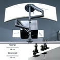 thumbnail image 2 of VIVO Pneumatic Arm Ultrawide Monitor and Laptop Desk Mount for Screens up to 49", 2 of 8