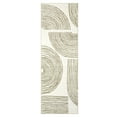 thumbnail image 4 of GlowSol 2'x6' Hallway Runner Rug Indoor Modern Geometric Stripes Print Non Slip Bedroom Runners for Laundry Kitchen, Taupe, 4 of 7