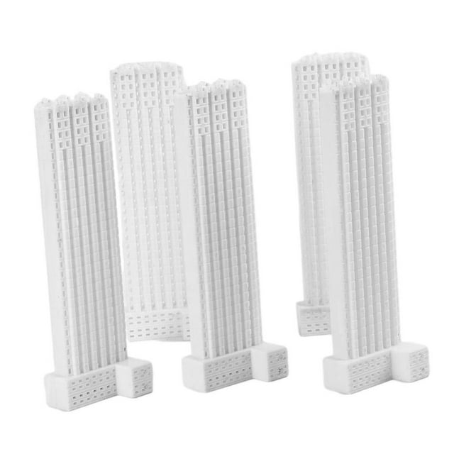 Tachiuwa 5pcs 1/800 Sand Table Building Model Office Building DIY Landscape Decor D D