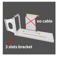 thumbnail image 3 of PCI-E Riser PC Graphics Card Universal Vertical Kickstand Base 2/3 Slots GPU Bracket Holder - RTX3060 3090 4090 RX(C), 3 of 6