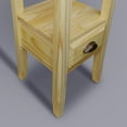 thumbnail image 2 of Casual Home 2-Tier Tall Side Table with Drawer - Natural, 2 of 12