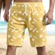thumbnail image 4 of WILLBEST Conjunto de Camiseta y Pantalones Cortos de Verano para Hombre, Dos Piezas, Informal, con Estampado de Letras, Manga Corta, Cuello Redondo, Camiseta y Pantalones Cortos, 4 of 8