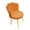 Orange, variant on GUOOL Vanity Chair Comfortable Nordic Side Chair Living Room Chair with Metal Legs Blue