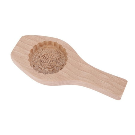 

QUSENLON Wooden Mooncake Mold Chinese Traditional Mid-autumn Festival Cake Mould Gift Kid