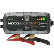 NOCO Boost Sport GB20 500A 12V UltraSafe Portable Lithium Jump Starter
