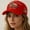 Red, variant on VLOOCKLW Baseball Cap Women Soft Top Design Flat Brim Style Exquisite Embroidery Decor Lightweight Breathable Sun Hat Adjustable Fit for Sports Daily Casual All Season