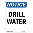thumbnail image 1 of SignMission OS-NS-A-710-V-11545 7 x 10 in. OSHA Notice Sign - Drill Water, 1 of 1