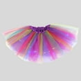 thumbnail image 4 of AURIGATE Toddler Baby Girl Skirt Toddler Girls Cute Party Dance Rainbow Color LED Be Luminous Net Yarn Tulle, 4 of 4