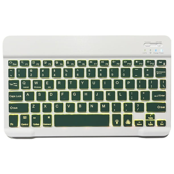 Backlit MultiDevice Bluetooth Keyboard for Tablet Phone Computer