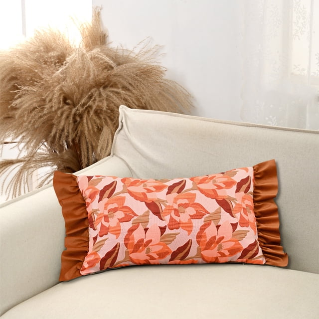 Jacquards Home Decoration Living Room Sofa Model Room Large Pillow Mother's Day Gift Invisible Zipper