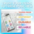 thumbnail image 3 of Clear Bubble Out Bags, 12 x 11.5 Inches. Pack of 10 Polyethylene Self Seal Bubble Pouches. Cushioning Clear Bubble Bags for Packing. Clear Bubble Envelopes. Clear Bubble Out Pouches, 3 of 7