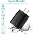 thumbnail image 4 of Innotech SC Adaptador Charger de Pared de Carga Rápida 25W, Paquete de 2 con Cable Tipo C para Samsung Galaxy S22/S22+/S22 Ultra, S21/S21+, S20/S20+, S10/S10, Note 20 Ultra, 4 of 5
