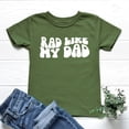 thumbnail image 5 of Rad Like My Dad Groovy Retro Father's Day Gift Shirt for Boys and Girls Brown on Chill Shirt 3T, 5 of 5
