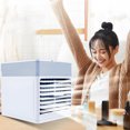 thumbnail image 4 of 2025 Premium Mini Air Conditioner Fan - 3-In-1 Cooling, Humidifying & Purifying Usb Desktop Cooler With Adjustable 3-Speed & Night Light For Home/Office/Travel, 4 of 6