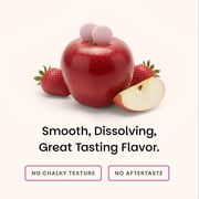 EZ Melts Dissolvable Sugar-Free Kombucha Tablets with SCOBY & Apple Cider Vinegar, Gut Health Supplements for Men & Women, Apple Berry Flavor - 60 Dissolvable Tablets (60 Servings)