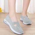 thumbnail image 3 of Orthopedic Walking Shoes for Women & Men | Walking Slip on Diabetic Foam Shoes | Hands Free Slip in Sneakers Arch Support, 3 of 12