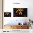 thumbnail image 4 of Elephant Stock Smoky Color Bear Wall Art - Horizontal Canvas Wall Art - Living Room Wall Decor - Animal Canvas - Gold And Brown Decor - 12" x 8", 4 of 8