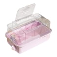 thumbnail image 1 of Almencla Large Hamster Cage Container Small Animal Cage for Gerbils Mice Sugar Glider pink, 1 of 8
