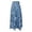 Blue, variant on WDDDD Women's Flowy Maxi Skirt Boho A-Line High Waist Beach Vacation Blue M
