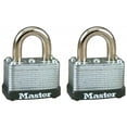 thumbnail image 1 of Keyed-asike Cadenas, Acier Laminé, 1-1/2 Po., Lot de 2 22T, 1 of 1