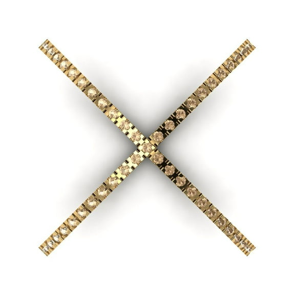 Statement Engagement Ring for Women - 0.245ct Yellow Moissanite in 14K Yellow Gold Promise Ring