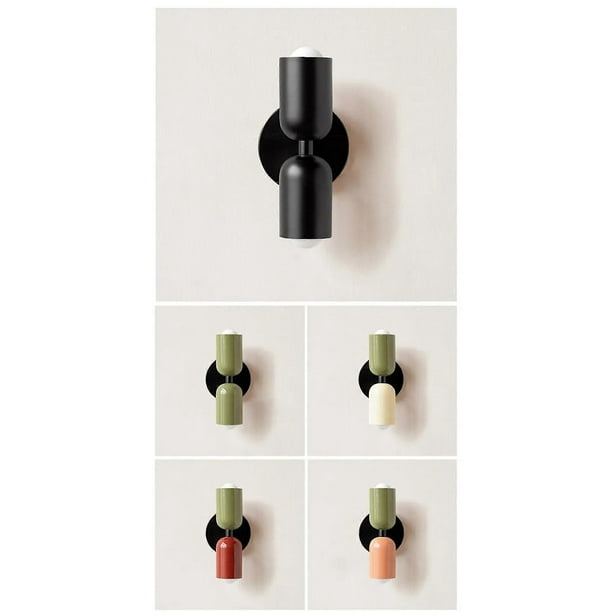Double Head Wall Sconce, Modern Decorative Wall Light for Fixture Living Room, Bedroom (Style 2: Green Green)