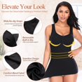 thumbnail image 3 of QUTETN 2 Packs Women‘s Shapewear Camisole with Built-in Bra - Tummy Control Compression Tank Tops, 3 of 6