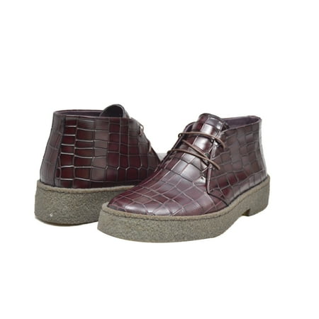 Playboy Original High Top Leather Shoes with Gummy Soles