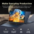 thumbnail image 3 of ASUS Vivobook Portable 17.3 Pouces FHD, Intel i3-1215U, 8 Go RAM, 672 Go Stockage (Ensemble Station d'Accueil 512 Go SSD+160GB), Intel UHD Graphics, Pavé Numérique, Caméra HD 720p, Wi-Fi 6E, Windows 11 Pro, Bleu Calme, 3 of 9
