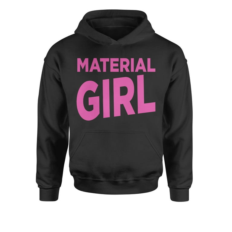 Material Girl 80 s Retro Celebration Youth Sized Hoodie Walmart