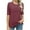 Red, variant on ZQUUVOU Womens Tops Short Sleeve Blouses Casual Round Neck Casual Tunic Tops Pleated Shirts Tunic Black