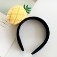 thumbnail image 5 of Anvazise Cute Girls Watermelon Strawberry Plush Headband Hairband Hair Hoop Accessory, 5 of 13