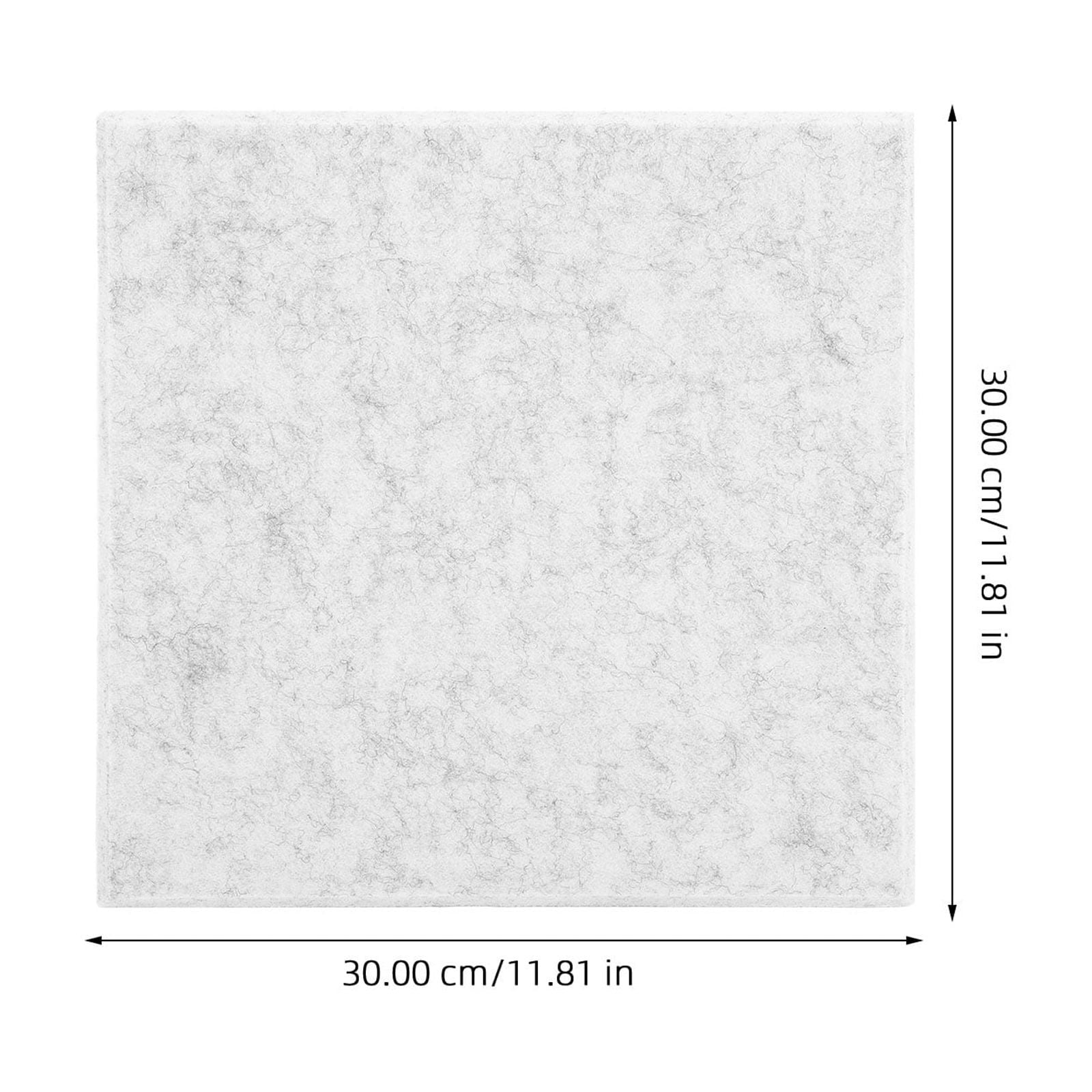 LULULION 6Pcs Grey Felt Bulletin Boards for Wall Sound Insulation Photo Display and Message Pin Boards