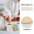 thumbnail image 3 of HLONK Empty Candle Jar Glass Candle Jar with Lid Candle Storage Container Candle Making Jar, 3 of 5