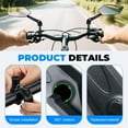 thumbnail image 4 of 360° Adjustable Bike Rearview Mirror, Wide Angle Handlebar Mirror for Bicycle & Scooter, 4 of 7