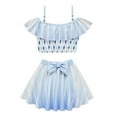 thumbnail image 2 of CNKOO Toddler Girls Two Piece Swimsuit Summer Elsa Cosplay Bathing Suit, 2 of 5