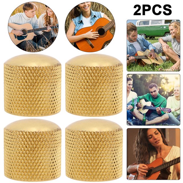 Perillas Control Tono Y Volumen para Eléctrico 8 Uds. Cúpula Piezas Guitarra
