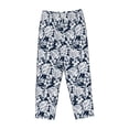 thumbnail image 4 of Xecao Hawaiian Style Women's Straight Lounge Pajama Pants: The Epitome of Relaxed Sleepwear, 4 of 9