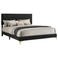 thumbnail image 3 of Kendall Upholstered California King Panel Bed Black, 3 of 9