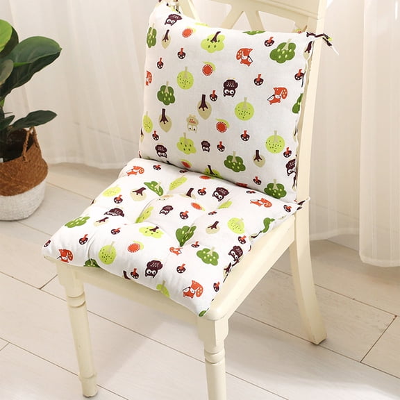 Kumdkd High Back Chair Cushion - Multicolor Porch Rocker Cushion 15.75x31.5" Rainproof Outdoor Cushion with Straps