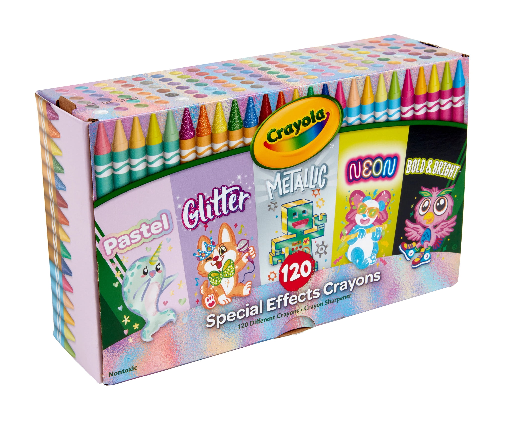Crayola Special Effect Specialty Crayons, 120 Count