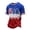 Multicolor, variant on USA 2026 Soccer Cup Star Fade Jersey for Men, Short Sleeve Crew Neck T-Shirt with Giant Letter Print & Flag Stripes, Breathable Lightweight Fan Top, Retro Athletic Tee, 1 PC Navy XXXXL