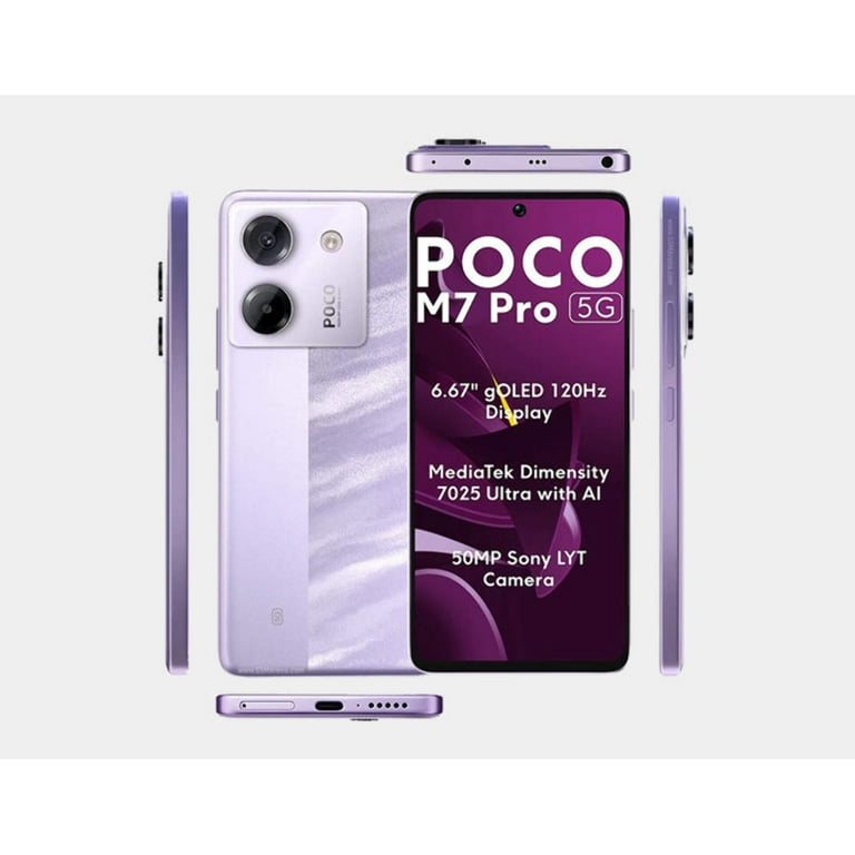 Xiaomi Poco M7 Pro 5G Dual SIM 256GB ROM 12GB RAM GSM Unlocked 