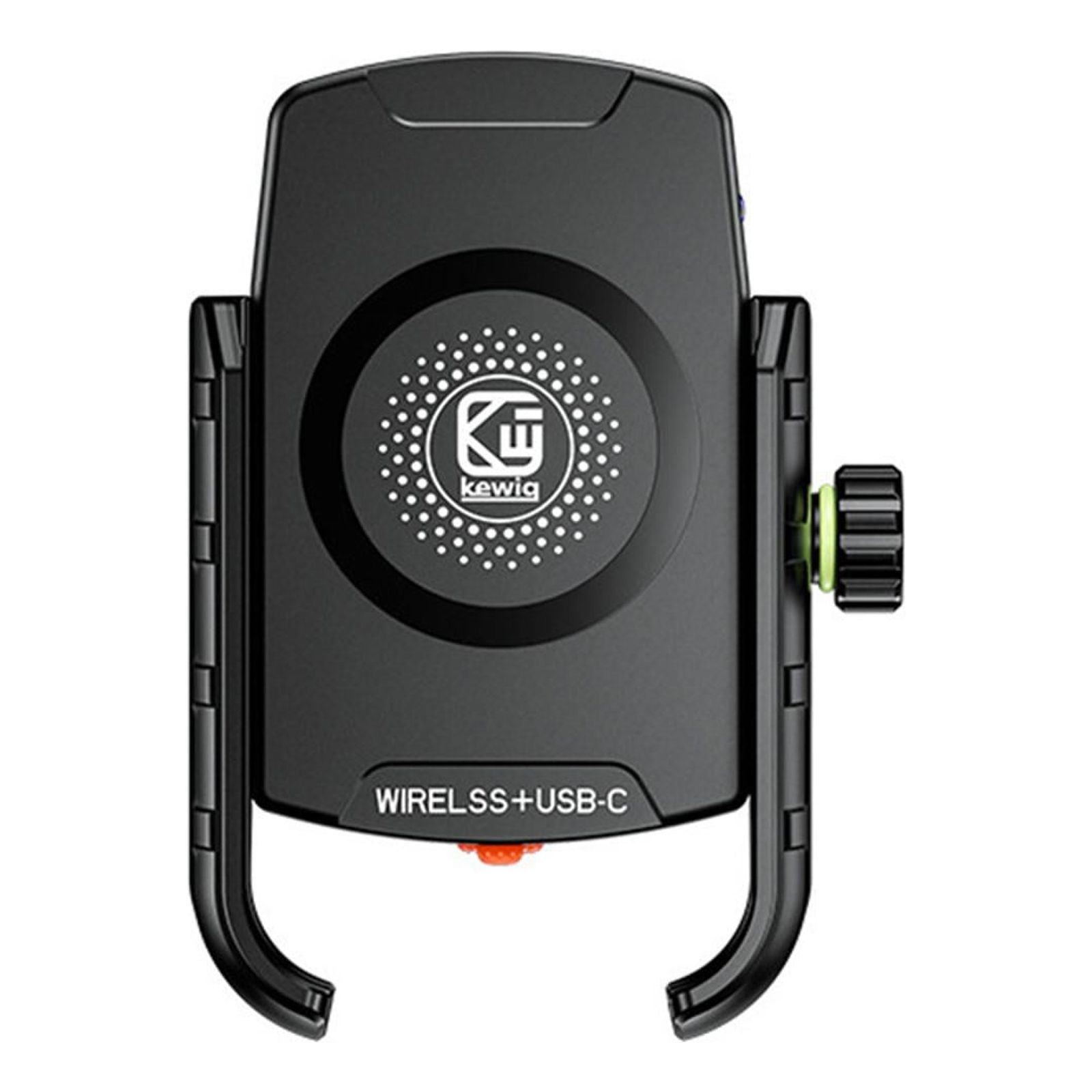 NATEFEMIN Motorcycle Phone Holder Charger Wireless 15W USB C 20W Fast Charging 360 Rotate Waterproof