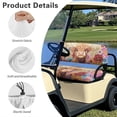thumbnail image 6 of Yuyamidu Highland Cow Golf Cart Backrest Seat Covers Dahlia Golf Cart Covers 2 Passenger Golf Cart Seat Covers Fit for Most 2 Seat Golf Carts, 6 of 7