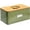 Green, variant on Bread Box for Countertop - Large White Bread Bin with Board Lid, Farmhouse Bread Storage Container for Homemade Bread, Baked Goods & Kitchen Counter Organization